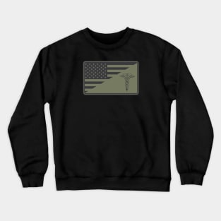 Combat Medic Patch (subdued) Crewneck Sweatshirt